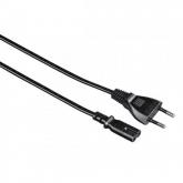 Cablu alimentare Hama 00044266, Euro plug - 2pini, 2.5m, Black