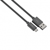 Cablu de date Hama Color Line, USB - microUSB, 0.5m, Black