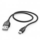 Cablu de date Hama 00104832, USB - microUSB, 1.4m, Black