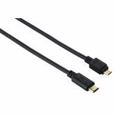 Cablu Hama 00135713, USB-C - micro USB, 0.75m, Black