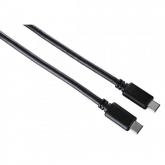 Cablu de date Hama 00135719, USB-C - USB-C, 0.75m, Black