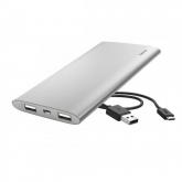 Baterie portabila Hama Premium Alu, 8000mAh, 2x USB Tip A, Silver