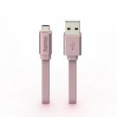 Cablu de date Hama Design Line 00178205, USB - micro USB, 1m, Pink