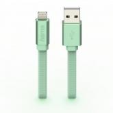 Cablu de date Hama Design Line 00178206, USB - Lightning, 1m, Green