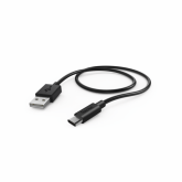 Cablu de date Hama 00178385, USB - USB-C, 0.6m, Black