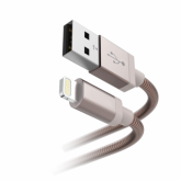 Cablu de date Hama 00183338, USB - Lightning, 1.5m, Rose Gold