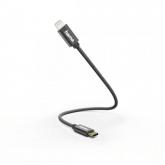 Cablu de date Hama 00187208, USB Tip C - Lightning, 0.2m, Black