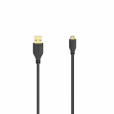 Cablu Hama Flexi-Slim 00200610, USB - Micro USB Cable, 0.75m, Black