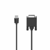 Cablu Hama 00200713, DisplayPort - DVI, 1.5m, Black