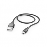 Cablu de date Hama 00201586, USB-A - microUSB, 1.5m, Black