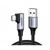 Cablu de date Ugreen US385, USB - USB-C, 1m, Black