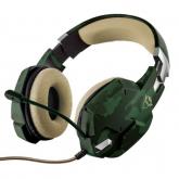 Casti cu microfon Trust GXT 322C, 3.5mm jack, Green Camouflage