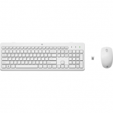 Kit HP 230 - Tastatura Wireless, USB, White + Mouse Optic, USB Wireless, White