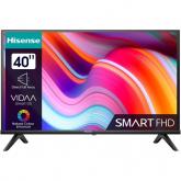 Televizor LED Hisense Smart 40A4K Seria A4K, 40inch, Full HD, Black