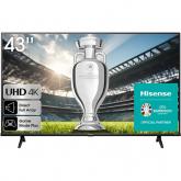 Televizor LED Hisense Smart 43A6K Seria A6K, 43inch, Ultra HD 4K, Black