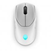 Mouse Optic Dell Alienware AW720M Tri-Mode, USB Wireless, Lunar Light