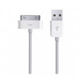 Cablu date SEP Mobile 602-8122-A, USB-A - Apple 30pin, White