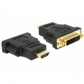 Adaptor Delock 65467, HDMI male - DVI female, Black 
