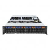 Server Gigabyte H261-H61 V100, No CPU, No RAM, No HDD, Intel C621, PSU 2x 2200W, No OS