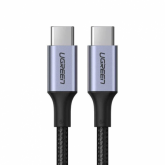 Cablu de date Ugreen US316, USB-C male - USB-C male, 1.5m, Black-Gray