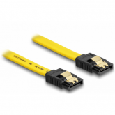 Cablu Delock 82797, SATA3 - SATA3, 0.10m, Yellow