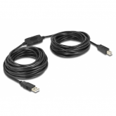Cablu Delock 82915, USB-A male - micro USB-B male, 11m, Black