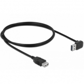 Cablu Delock Easy USB 83547, USB 2.0 male - USB 2.0 female, 1m, Black