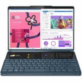 Laptop 2-in-1 Lenovo Yoga Book 9 13IMU9, Intel Core Ultra 7 155U, 2x 13.3inch Touch, RAM 16GB, SSD 1TB, Intel Graphics, Windows 11, Tidal Teal