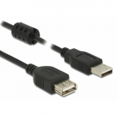 Cablu Delock 84885, USB 2.0 male - USB 2.0 female, 2m, Black