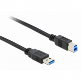 Cablu Delock 85068, USB 3.0 male - USB-B male, 2m, Black