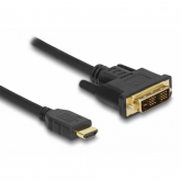 Cablu Delock 85585, HDMI male - DVI male, 3m, Black