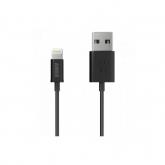 Cablu de date Anker A7101H12, USB - Lightning, 0.91m, Black