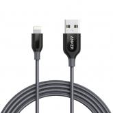 Cablu de date Anker A81220A3, USB - Lightning, 1.8m, Black