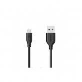 Cablu de date Anker A8133H12, USB - microUSB, 1.8m, Black