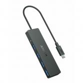 Hub USB Anker USB-C 4-in-1, 4x USB 3.2 gen 1, Black
