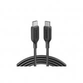 Cablu de date Anker PowerLine+ II A8856H11, USB-C - USB-C, 1.8m, Black