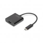 Adaptor Digitus DA-70852 Graphic, HDMI - USB-C, 0.15m, Black