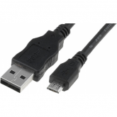 Cablu Assmann Digitus AK-300110-010-S, USB - micro USB-B, 1m, Black