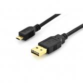Cablu de date ASSMANN USB 2.0 - micro USB Reversibil, 1.8m, Black