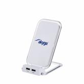 Incarcator wireless Akyga AK-QI-03, 5V, 1.5A, White