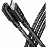 Cablu de date Axagon BUCM32-CF05AB, USB-C male - USB-C female, 0.5m, Black