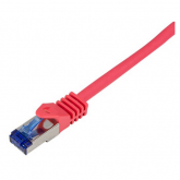 Patch Cord Logilink C6A014S, S/FTP, Cat.6A, 0.25m, Red