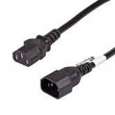 Cablu Akyga AK-PC-07A, IEC C13 - IEC C14, 3m