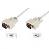 Cablu ASSMANN Serial 9pin Male - Serial 9pin Male, 2m, White