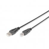Cablu ASSMANN, USB 2.0 - USB-B, 0.5m, Black