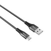Cablu de date Trust Keyla Strong, USB - USB-C, 1m, Grey