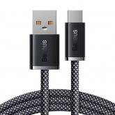 Cablu de date Baseus CALD000616, USB 2.0 - USB-C, 1m, Black
