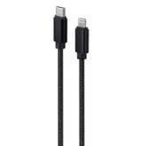 Cablu de date Gembird CCDB-MUSB2B-CMLM-6, USB-C - Lightning, 1.8m, Black