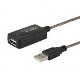 Cablu Savio CL-130, USB male - USB female, 10m, Black