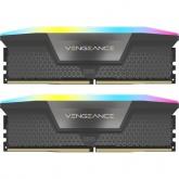 Kit Memorie Corsair Vengeance RGB Black Intel XMP 3.0, 64GB, DDR5-5600MHz, CL40, Dual Channel